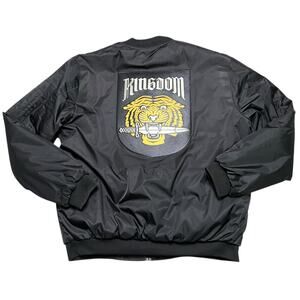 Skybound Men’s AMC The Walking Dead Kingdom Promo Bomber Jacket - M